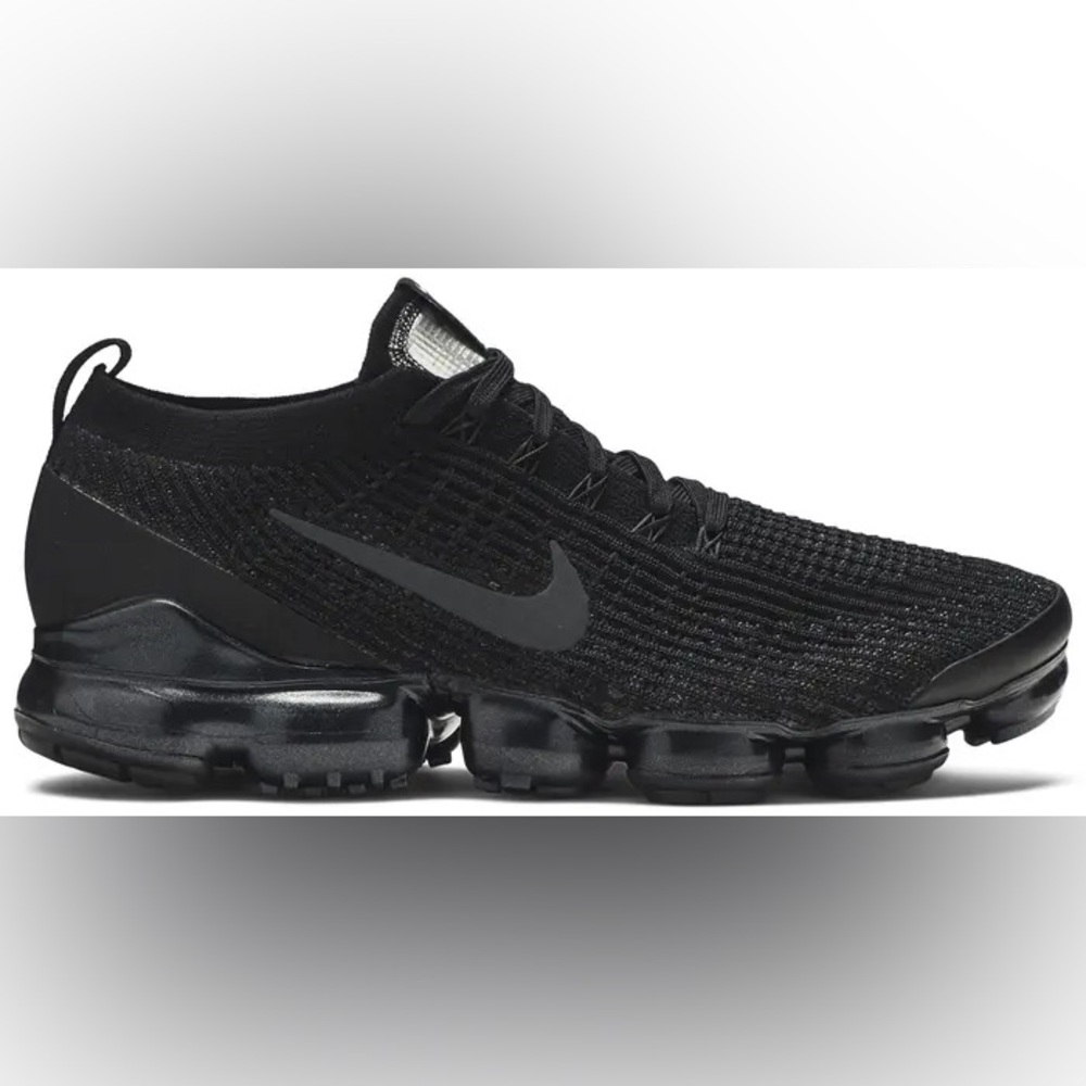 Nike Vapormax Flyknit 3 Triple Black Sz 11
